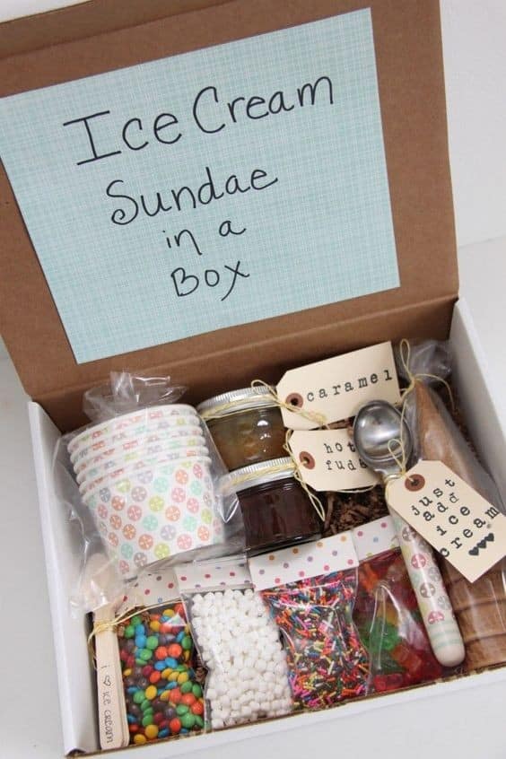 Ice Cream Sundae in a Box