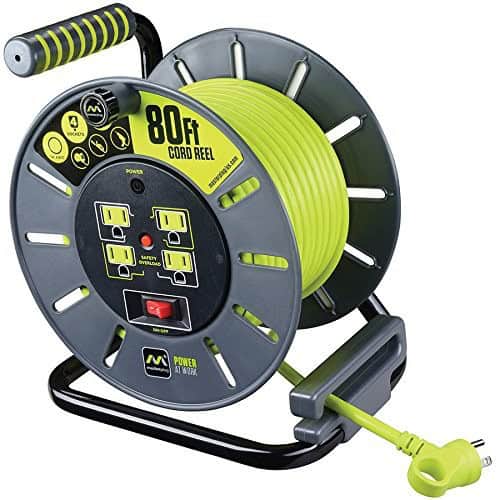 Masterplug 80-foot Extension Cord Reel