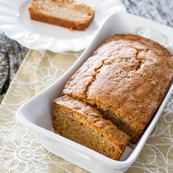 Spiced Cantaloupe Tea Loaf