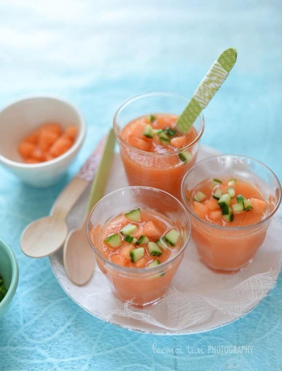 Cantaloupe Gazpacho