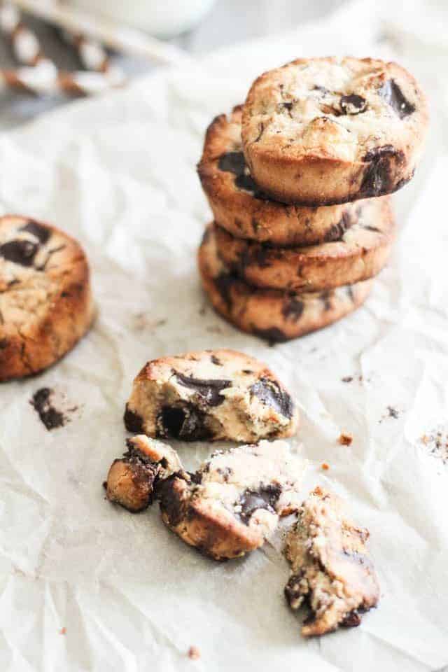 Chocolate Chunk Shortbread Cookies