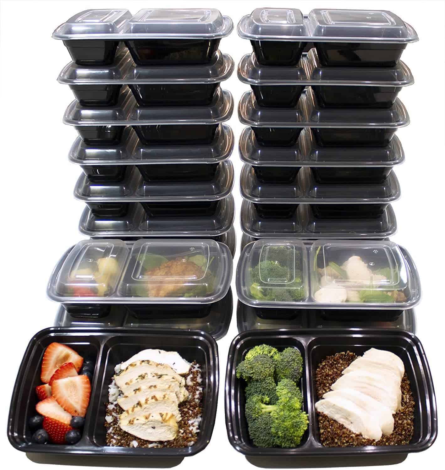 Misc Home Two Compartment Food Containers