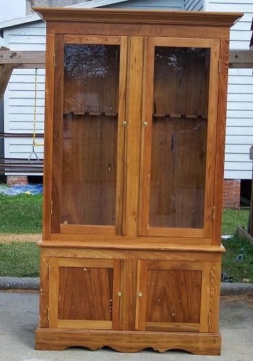 Basic Wooden Gun Cabinet