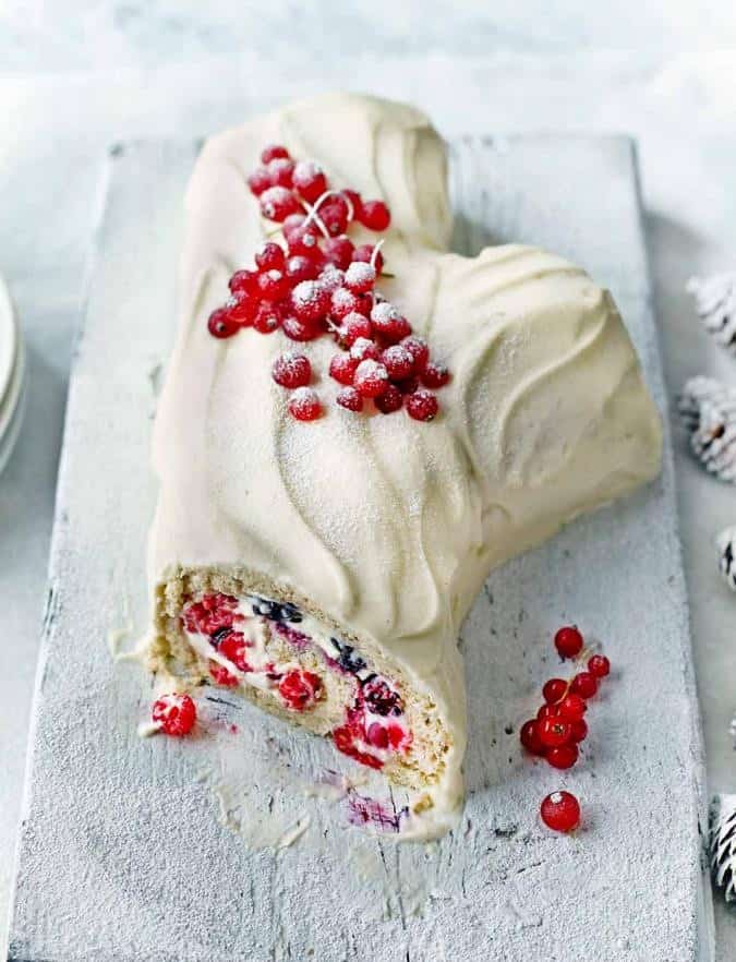 White Chocolate Yule Log