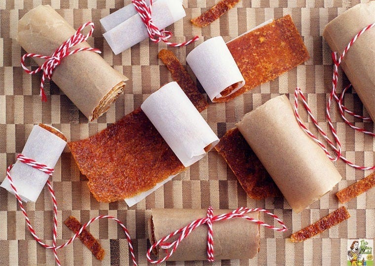 Spiced Orange Fruit Leather