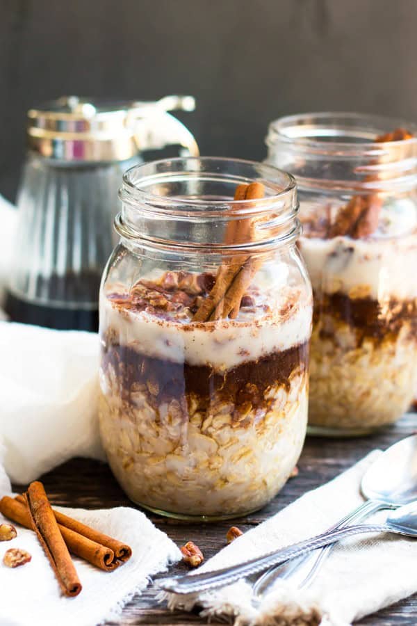 Maple, Brown Sugar, Cinnamon Overnight Oatmeal