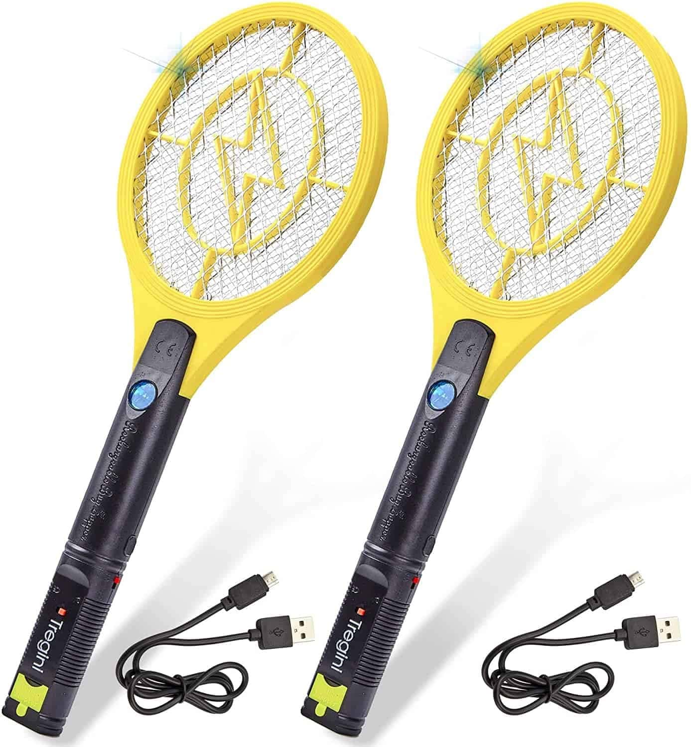 Tregini Fly-Swatting Bug Zapper Tennis Racket