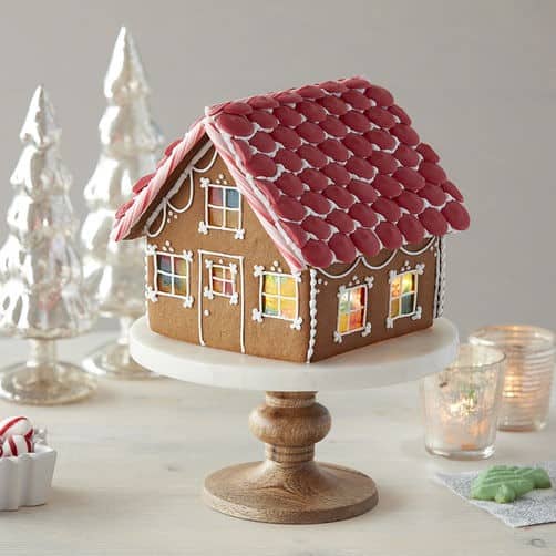 Gingerbread House with Stained Glass Windows