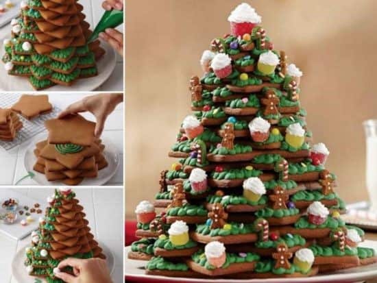 3D Gingerbread Christmas Tree