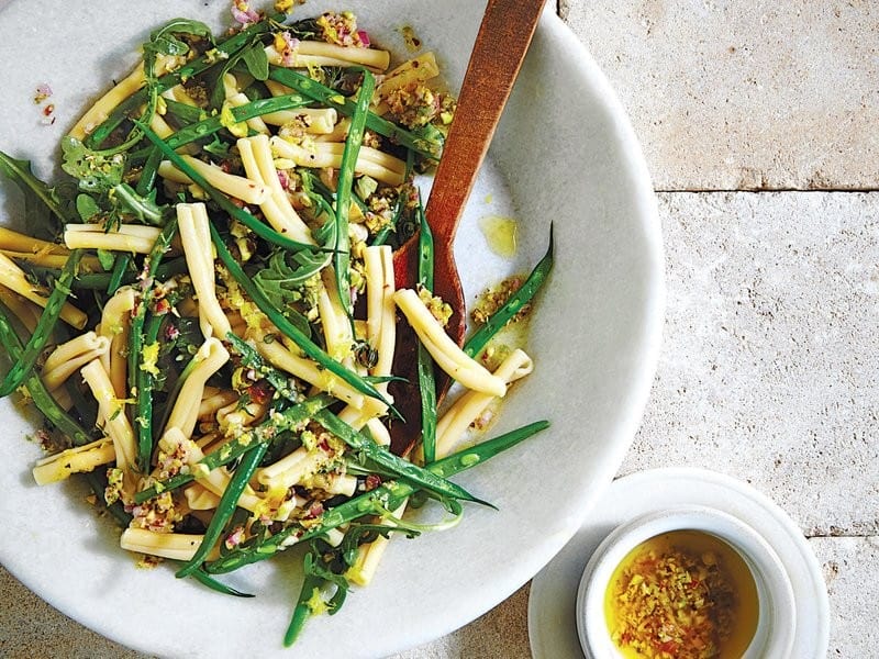 Lemony Green Bean Pasta Salad