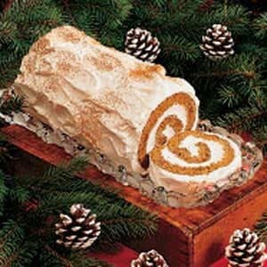 Gingerbread Yule Log