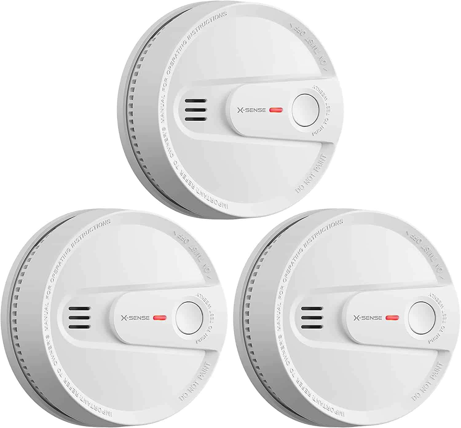 X-Sense Smoke Detector 3-pack