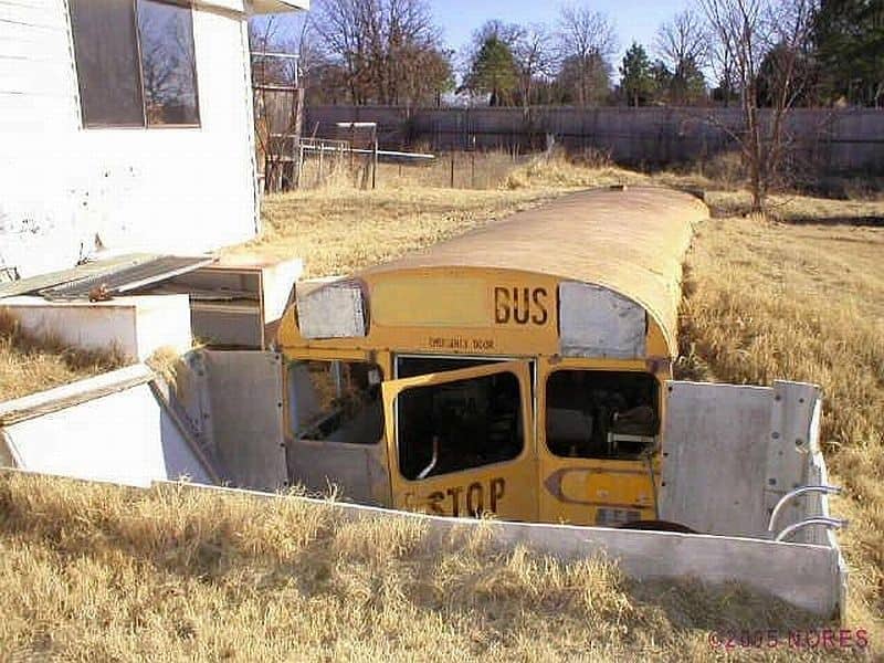 School Bus Root Cellar