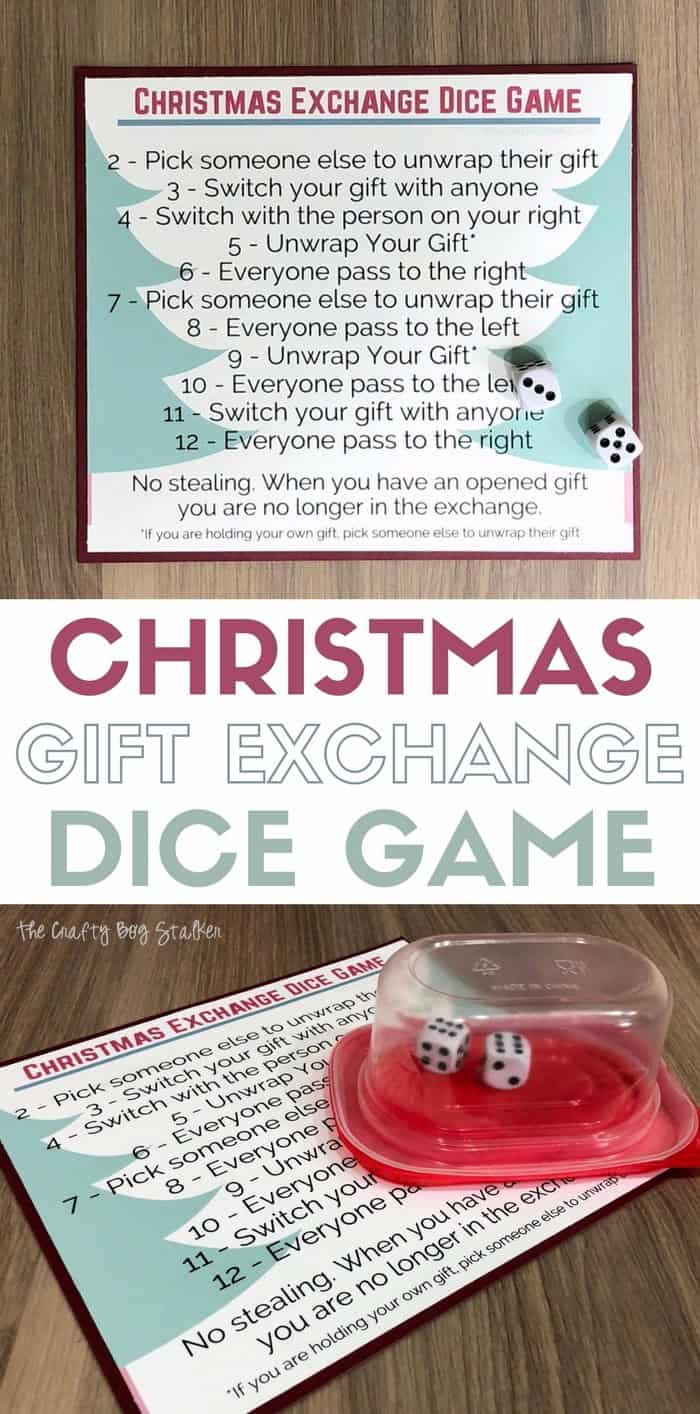 Christmas Gift Exchange Dice Game