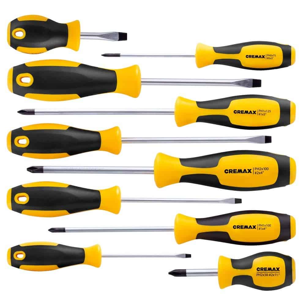 CREMAX 10-piece Screwdriver Set