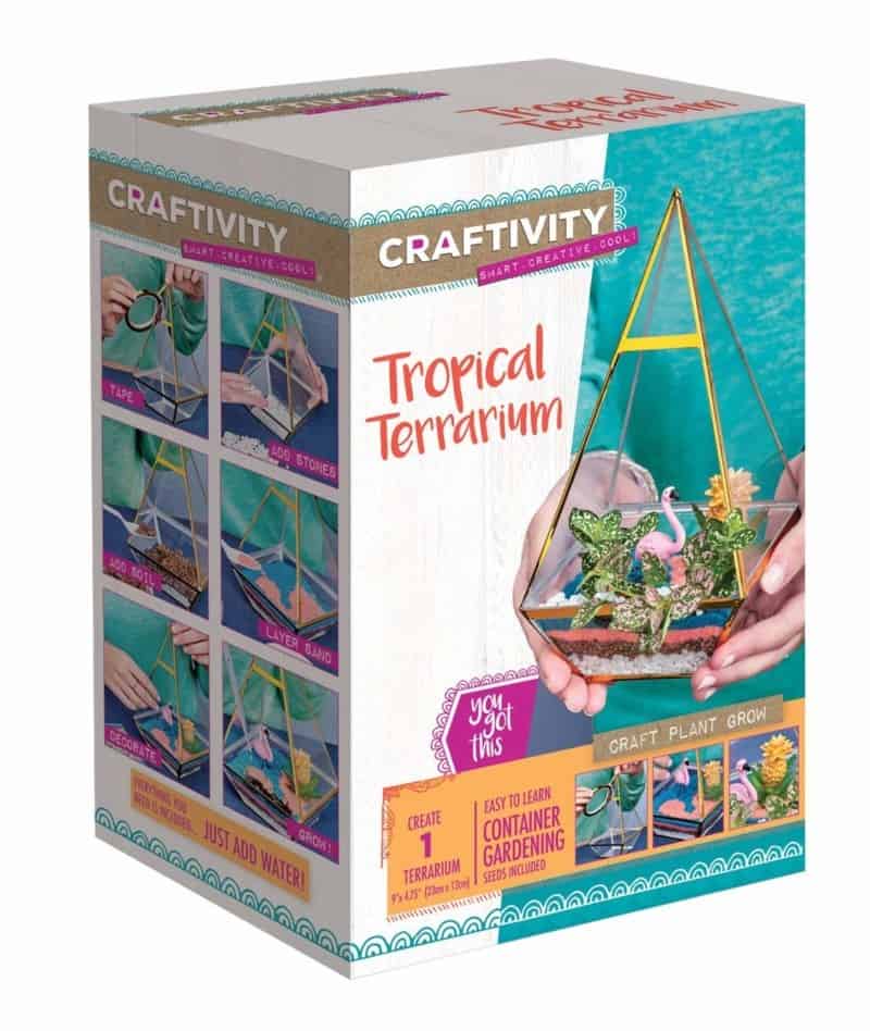 Creativity for Kids CRAFTIVITY Tropical Terrarium Kit Craft Kits for Teens