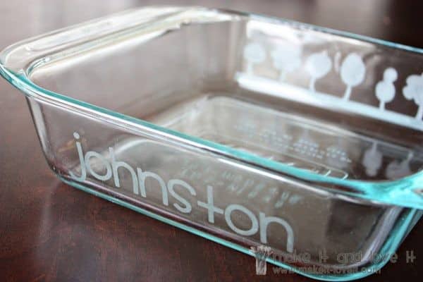 Personalized Serving Dish