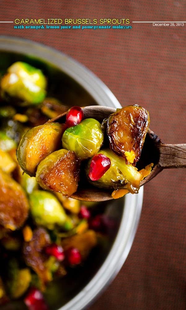 Citrus Caramelized Brussels Sprouts