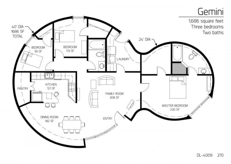 The Gemini earthbag Home