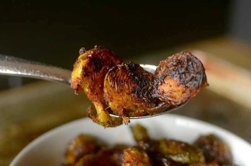 Crispy Barbeque Spiced Brussels Sprouts