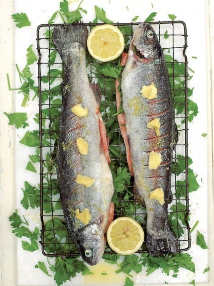 Grilled Trout with Parsley and Lemon