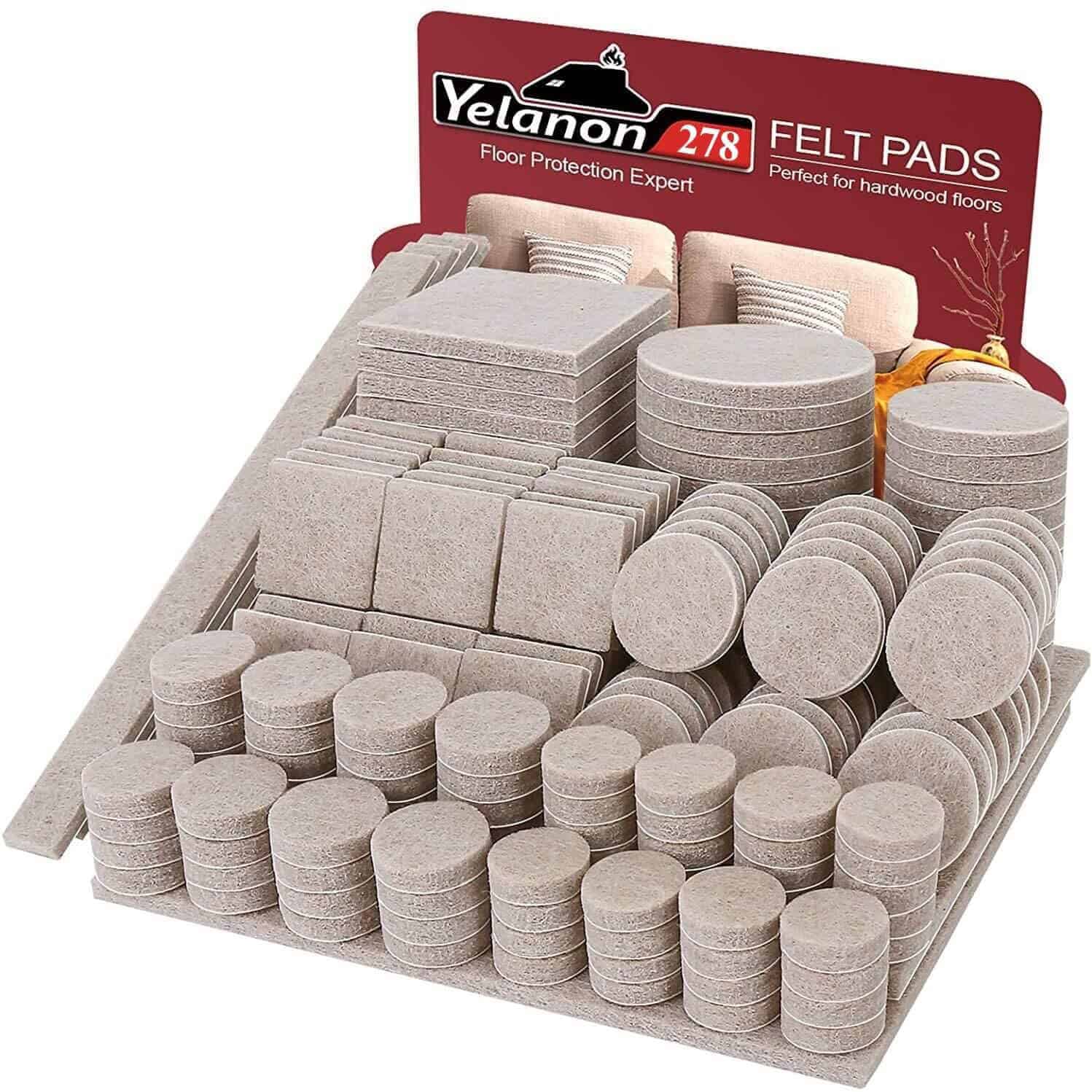 Yelanon Felt Furniture Pads