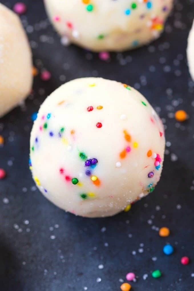 No Bake Unicorn Bites