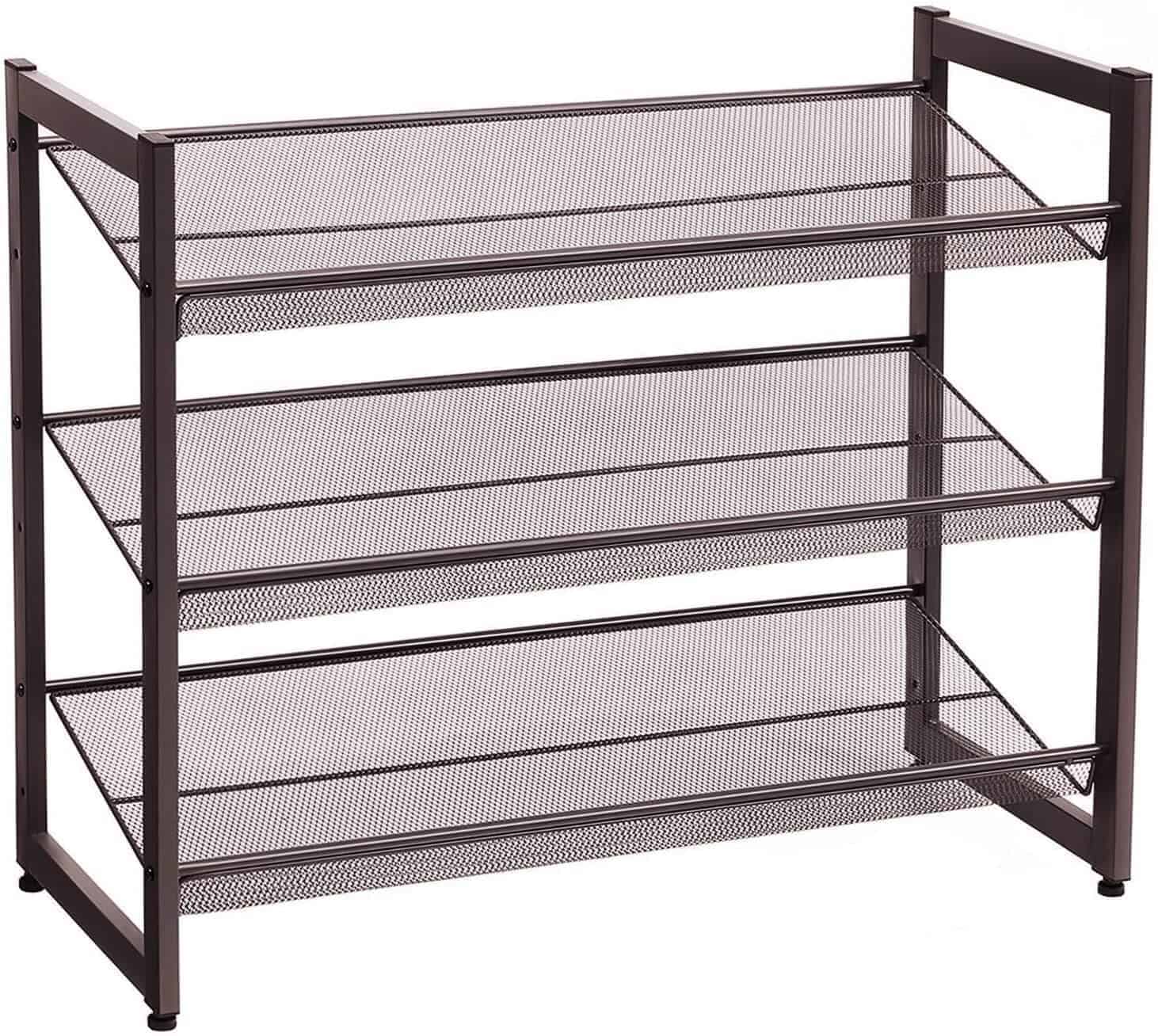 SONGMICS 3-Tier Shoe Rack