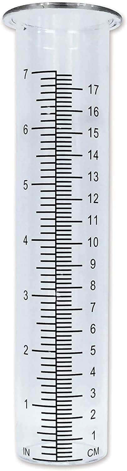 Sunset Vista Rain Gauge Glass Tube