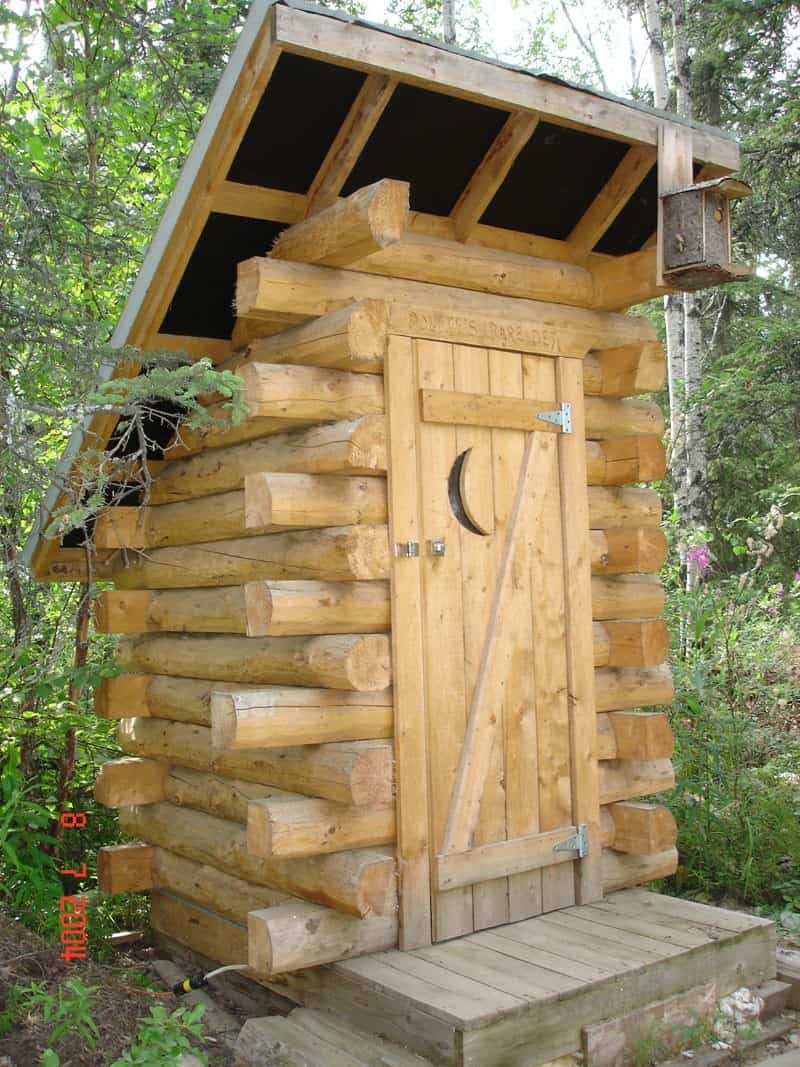 The Lincoln Logs Outhouse