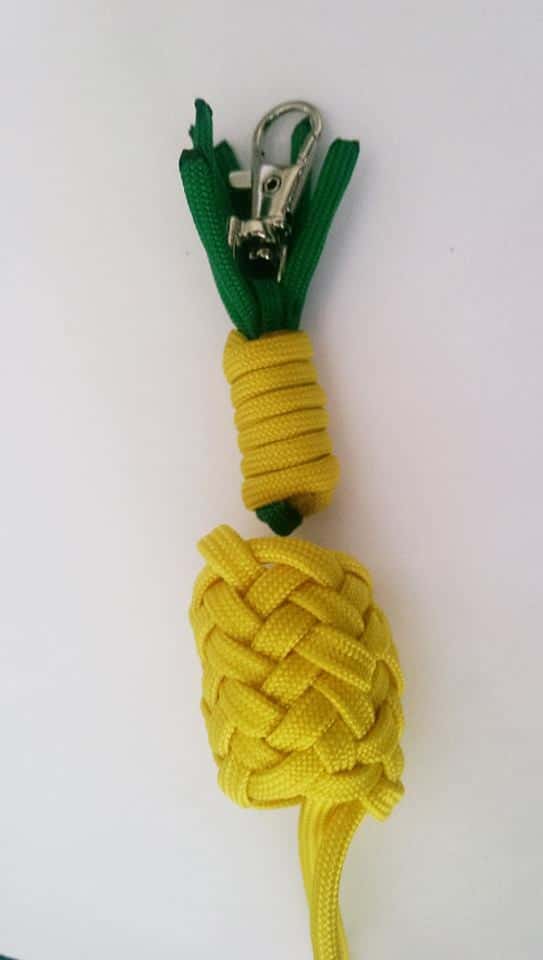 Paracord Pineapple Key Chain