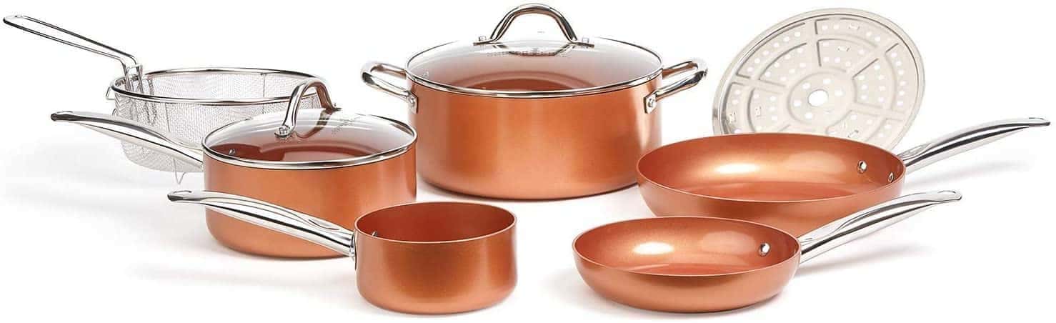 Copper Chef 9-Piece Cookware Set