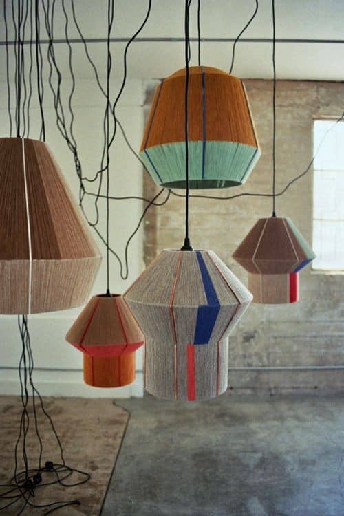 The String Covered Pendant Light