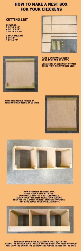 DIY Plywood Nesting Box