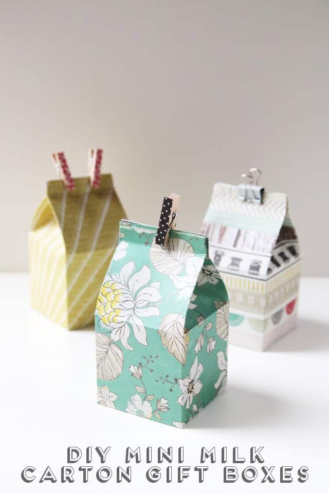 Milk Carton Gift Box