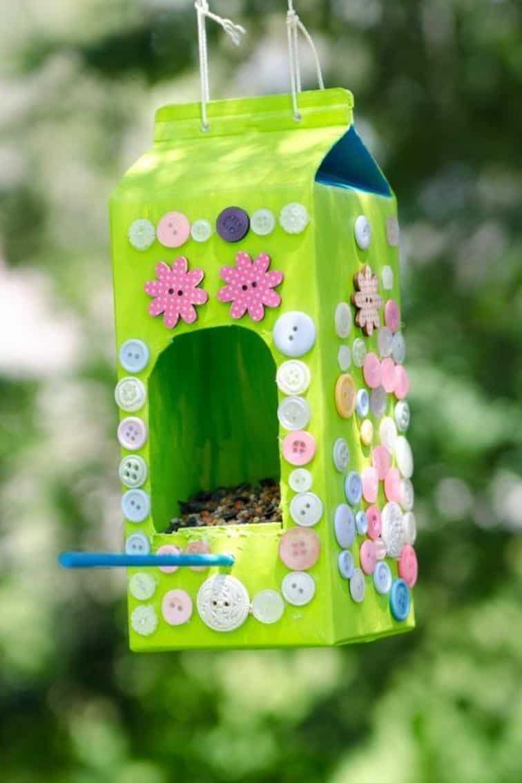 Milk Carton Feeder