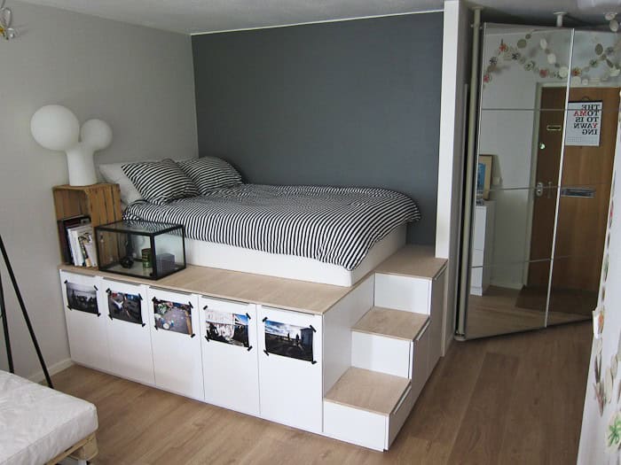 Be creative with your bed frame