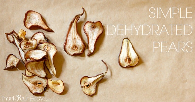 Dehydrated Pears