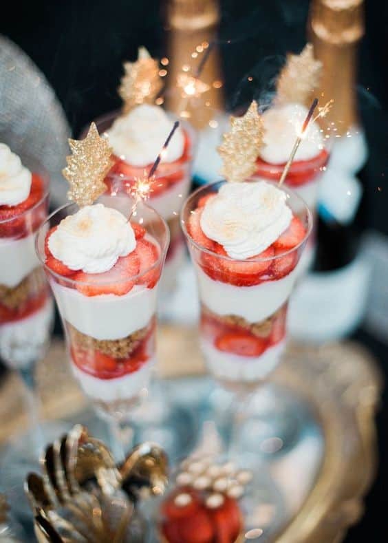 No-Bake Strawberry Champagne Cheesecake