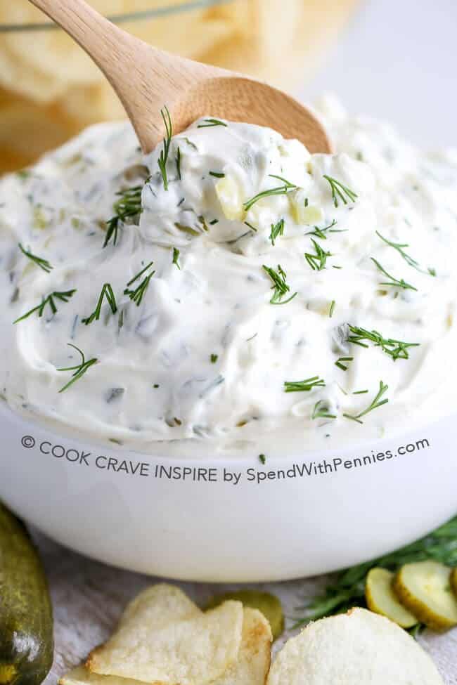 4 Ingredient Dill Pickle Dip