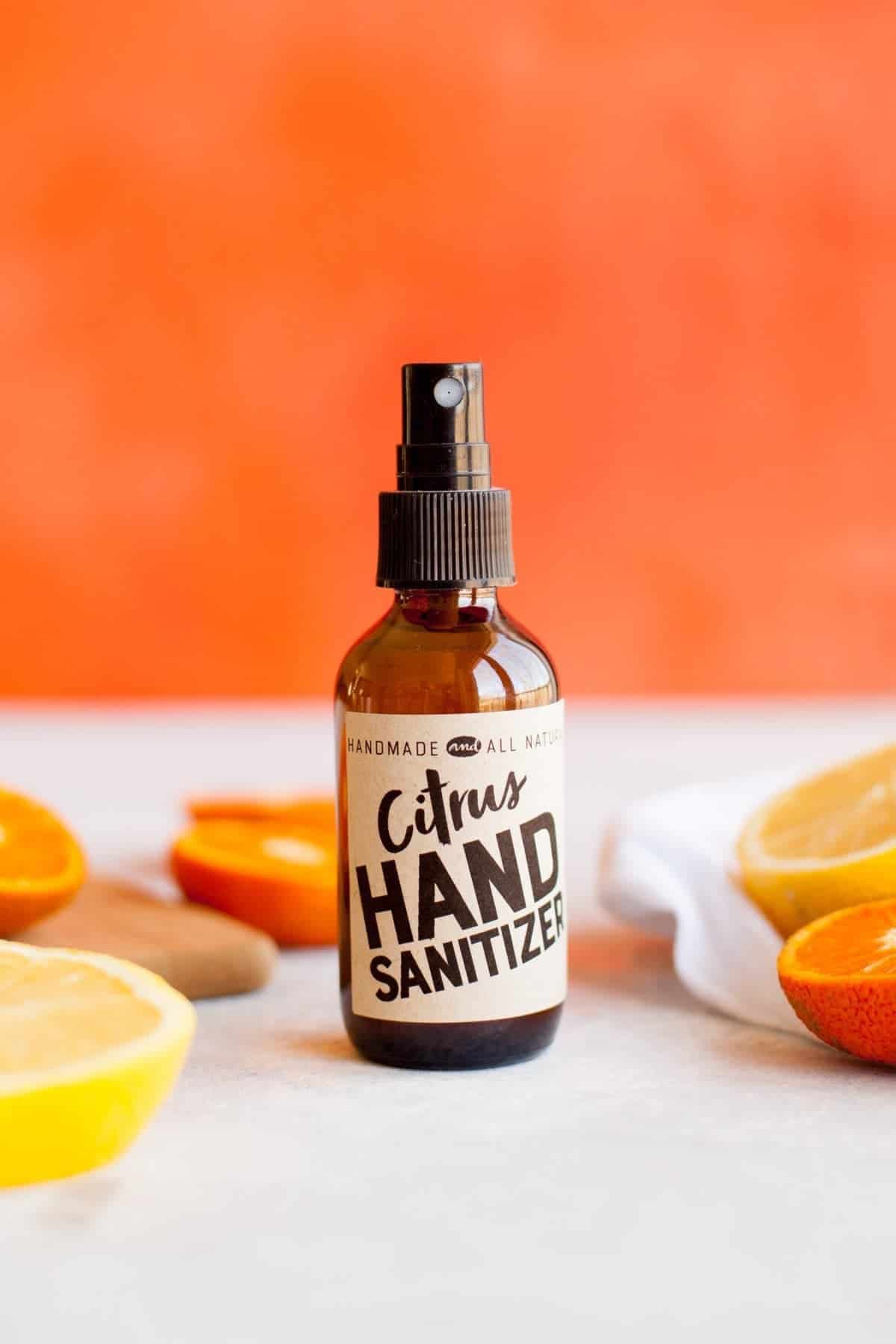 5 Minute Citrus Hand Sanitizer