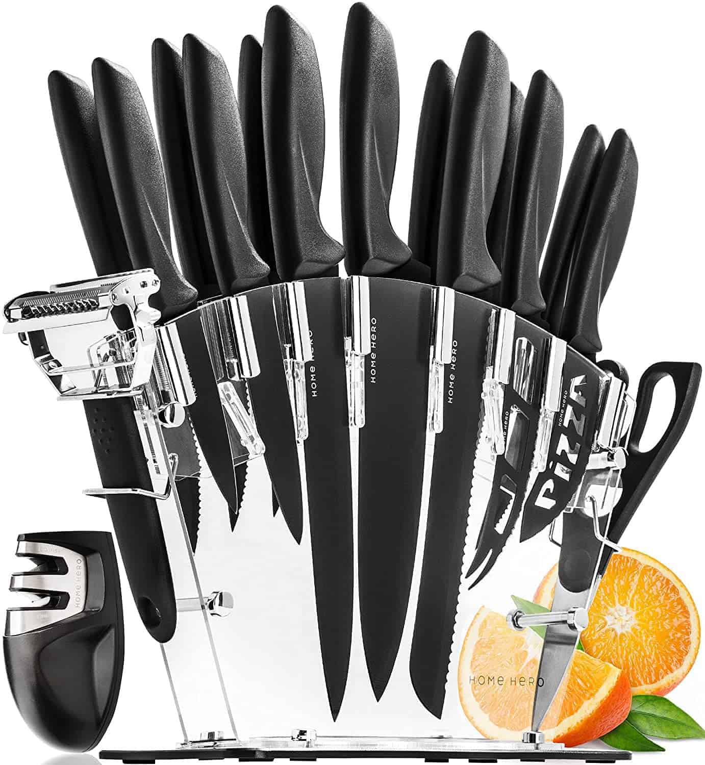 Home Hero 17-Piece Kitchen Knives Set