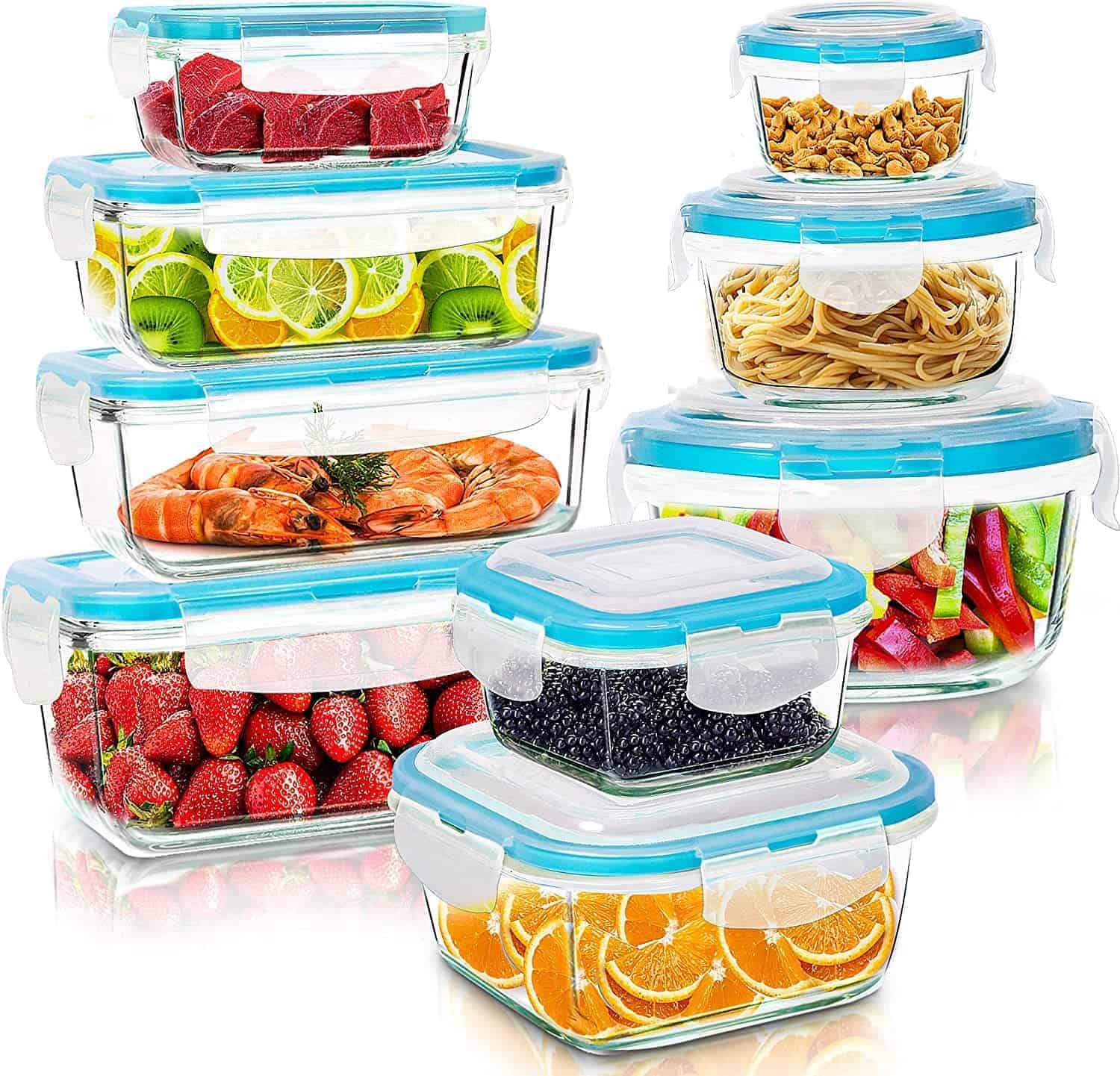 Utopia Kitchen Glass Food Storage Container Set