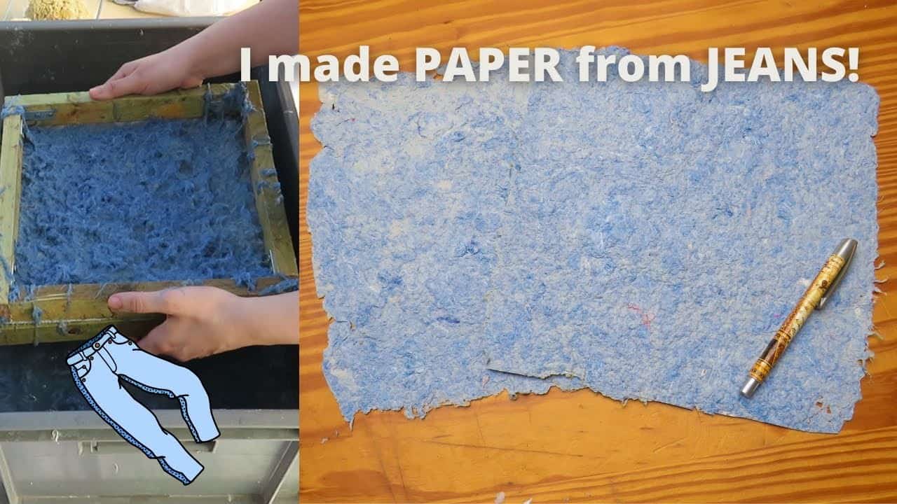 Paper Made from Clothing Scraps