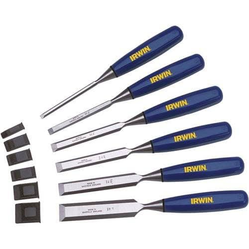 Irwin Tools Marples M444SB6N Woodworking 6-piece Chisel Set