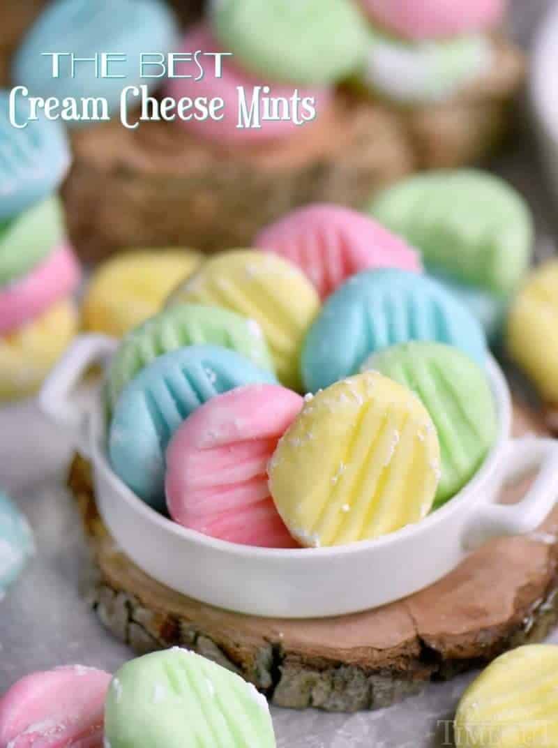 The BEST Cream Cheese Mints