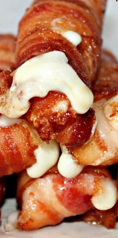 Bacon Fried Mozzarella Sticks