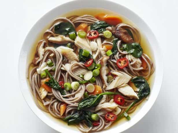 Soba Noodle Bowl with Smoked Trout