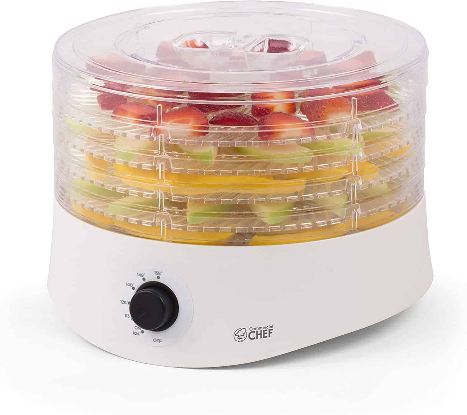 Commercial Chef CCD100W6 Compact Dehydrator