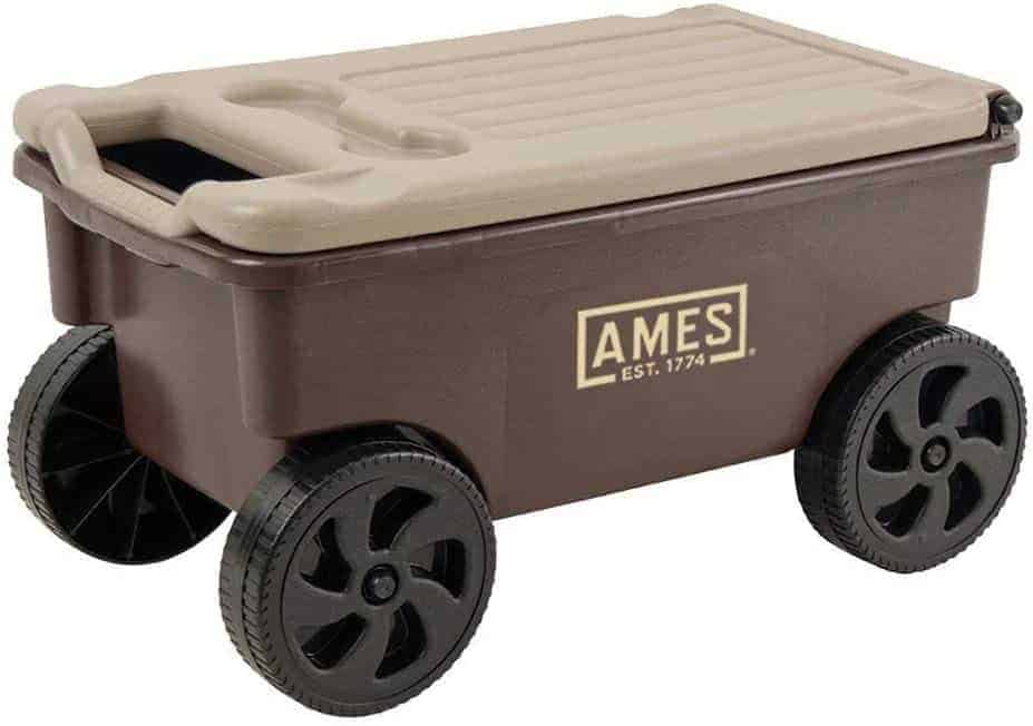 AMES 1123047100 Lawn Buddy Rolling Garden Cart